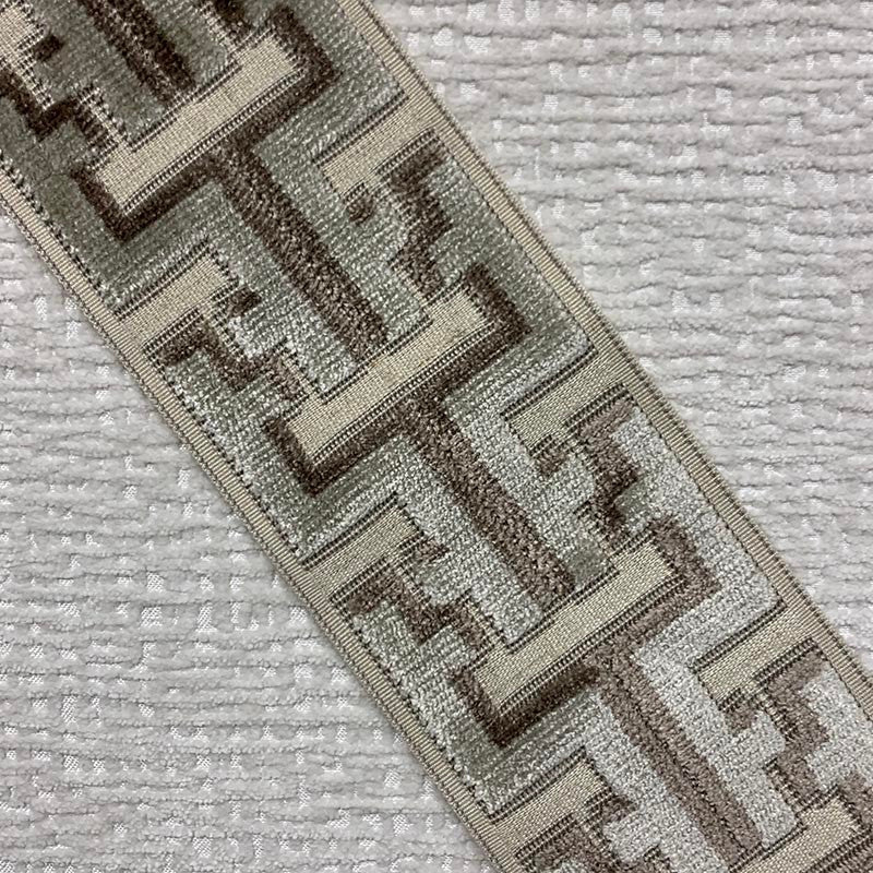 Banks Tape Vanilla by Magnolia Trim - 31Poly/58Ray/11Lin China Horizontal: and Vertical: 3.5 - Fabric Carolina -