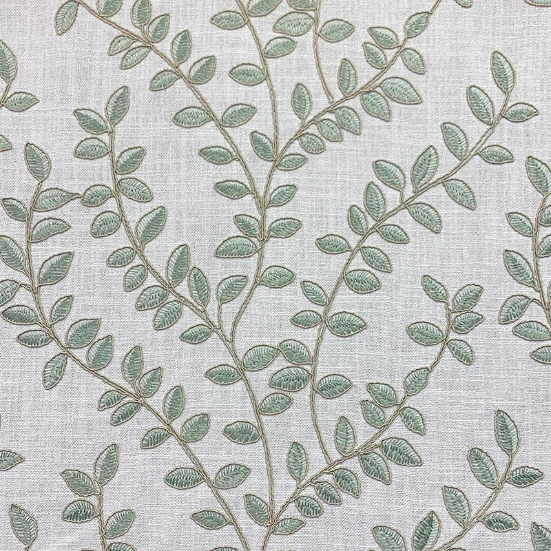 Barbot Sage by Magnolia Fabric - 100% Poly-Emb 100% Poly India 51000 Horizontal: 13 and Vertical: 9.5 54 - Fabric Carolina -