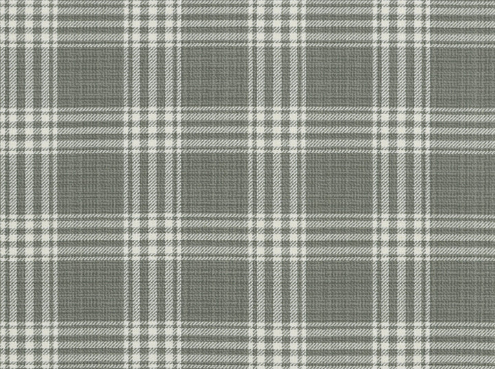 Barnegat Plaid 191 Pearl Grey by Covington Fabric 100% COTTON India Horizontal: 4.5 and Vertical: 4.5 54 - Fabric Carolina -
