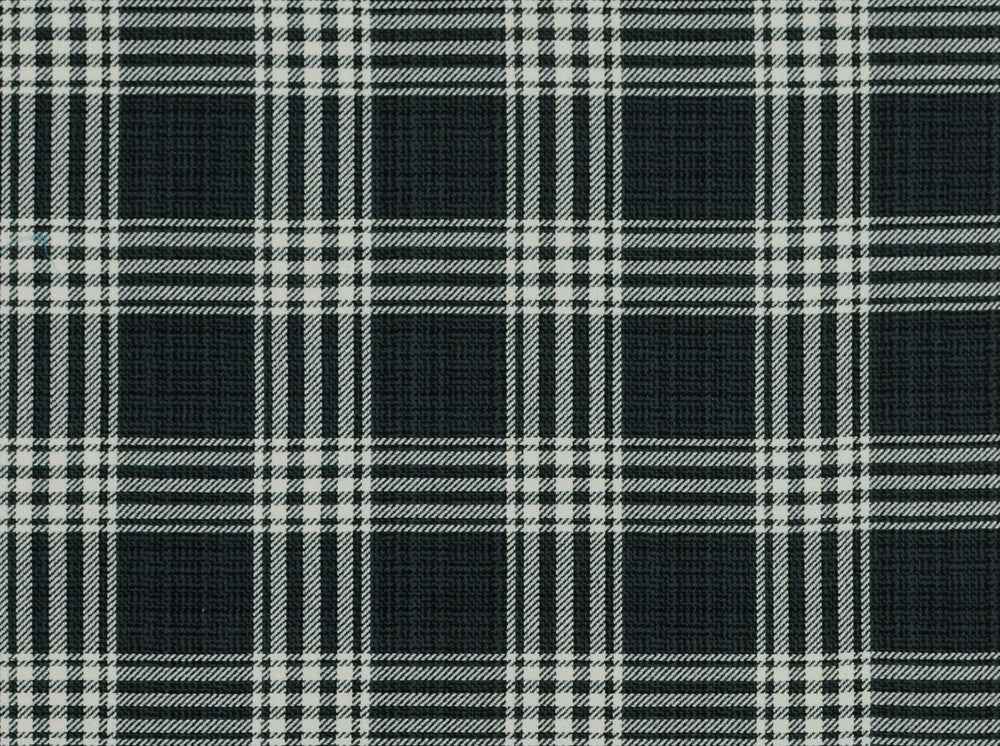 Barnegat Plaid 963 Black Pearl by Covington Fabric 100% COTTON India Horizontal: 4.5 and Vertical: 4.5 54 - Fabric Carolina -