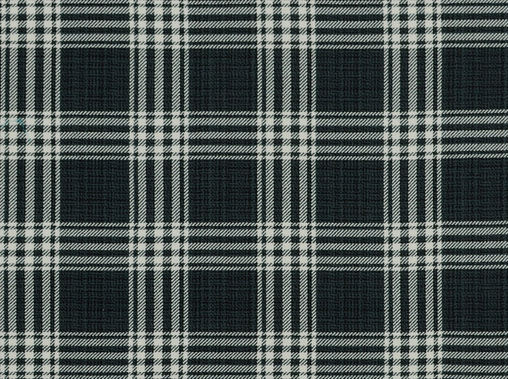 Barnegat Plaid 963 Black Pearl by Covington Fabric 100% COTTON India Horizontal: 4.5 and Vertical: 4.5 54 - Fabric Carolina -