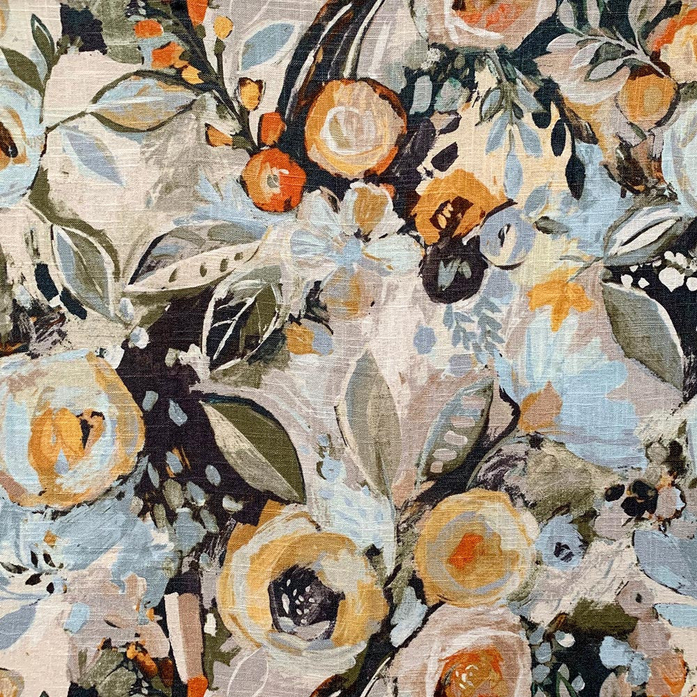 Baroness Tiara by Magnolia Designer Fabric - 55Linen/45Visc Uk 15000 Horizontal: 26.25 and Vertical: 24.5 54" - Swanky Fabrics -