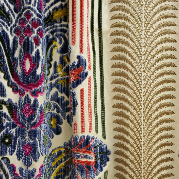 Baroque 68Sj101 by JF Designer Fabric JF Studio 60% Viscose, 40% Cotton India Horizontal: 27.5 and Vertical: 35.375 55 - Swanky Fabrics -