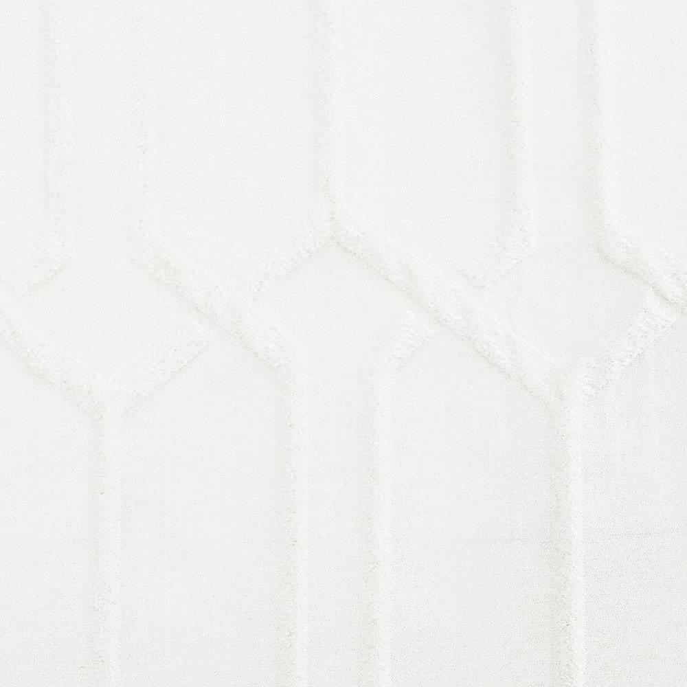 Barrister 1 Sandune by Stout Fabric COLOR MY WINDOW EGGSHELL/PEARL 100%POL INDIA Horizontal: 4.5 and Vertical: 5.75 55 in - Fabric Carolina -