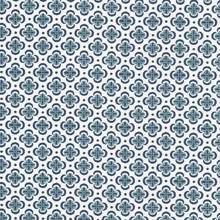 Basilica 5 Denim by Stout Designer Fabric RAINBOW LIBRARY CADET/INDIGO 100%COT INDIA Horizontal: 1.500 and Vertical: 1.500 54 in - Swanky Fabrics -