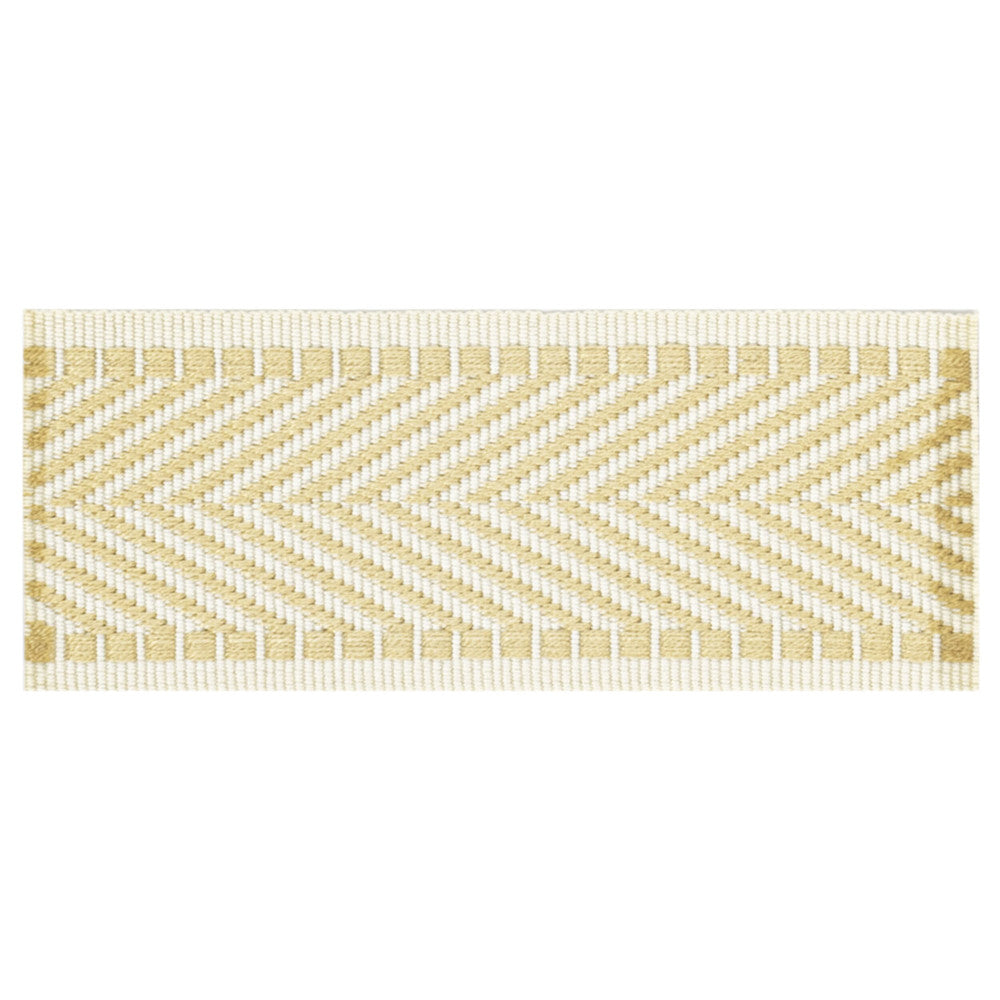 Baton 1 Straw by Stout Trim Stout Trim Baton 1 StrawTrim VISIONS OF COLOR TRIM 90%SVI 10%POL TURKEY </p><p>Repeat: H: 0.250, V: 0.000 1.5 in - Fabric Carolina -
