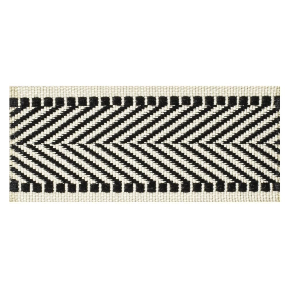 Baton 2 Jet by Stout Trim Stout Trim Baton 2 JetTrim VISIONS OF COLOR TRIM 90%SVI 10%POL TURKEY </p><p>Repeat: H: 0.250, V: 0.000 1.5 in - Fabric Carolina -