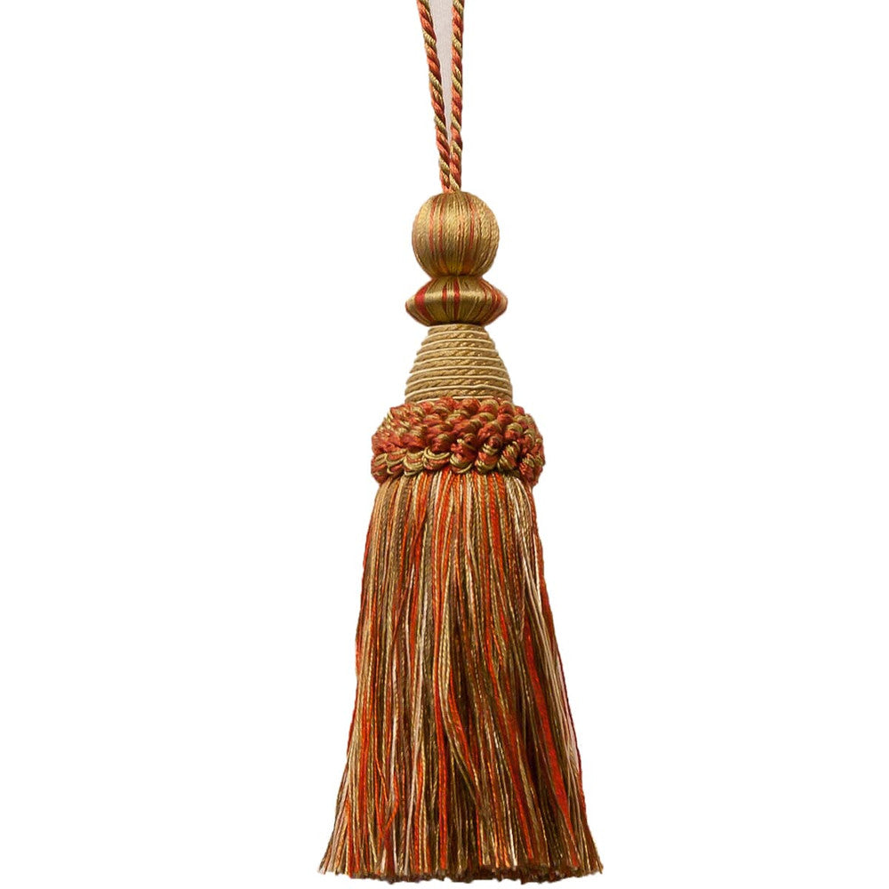 Battersea 12 Tangerine by Stout Trim Stout Trim Battersea 12 TangerineTrim ART OF DESIGN TRIM-2 TASSEL FRINGE 100%SVI CHINA </p><p>Repeat: H: 0.000, V: 0.000 5.5 in - Fabric Carolina -