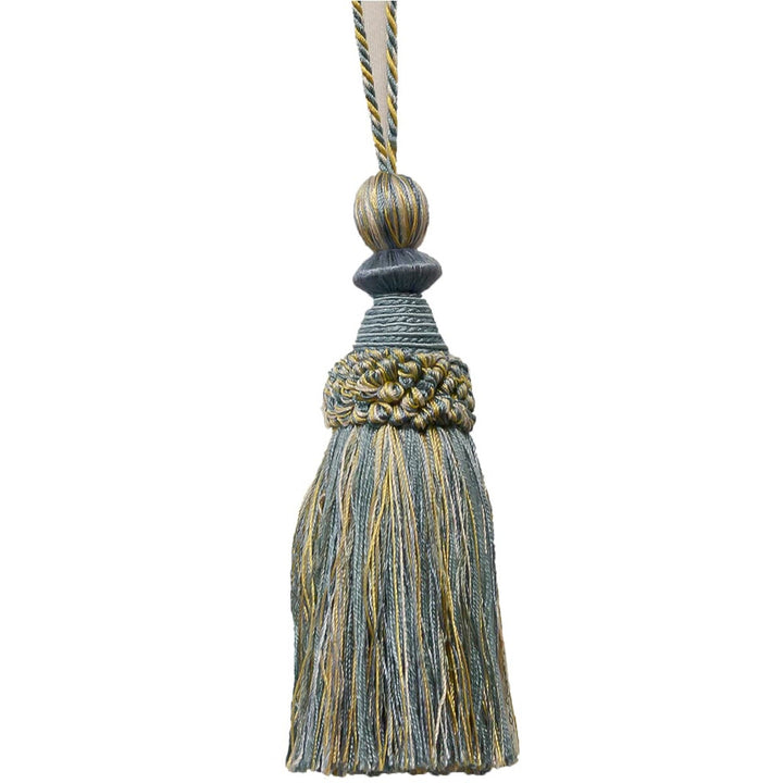 Battersea 13 Cornflower by Stout Trim ART OF DESIGN TRIM-2 TASSEL FRINGE 100%SVI CHINA Horizontal: 0 and Vertical: 0 5.5 in - Fabric Carolina -