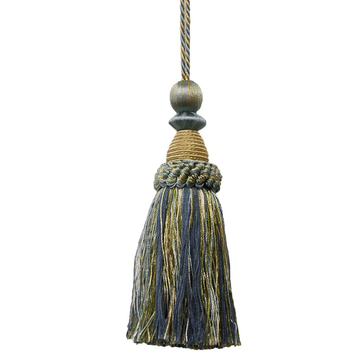 Battersea 23 Marine by Stout Trim ART OF DESIGN TRIM-2 TASSEL FRINGE 100%SVI CHINA Horizontal: 0 and Vertical: 0 5.5 in - Fabric Carolina -