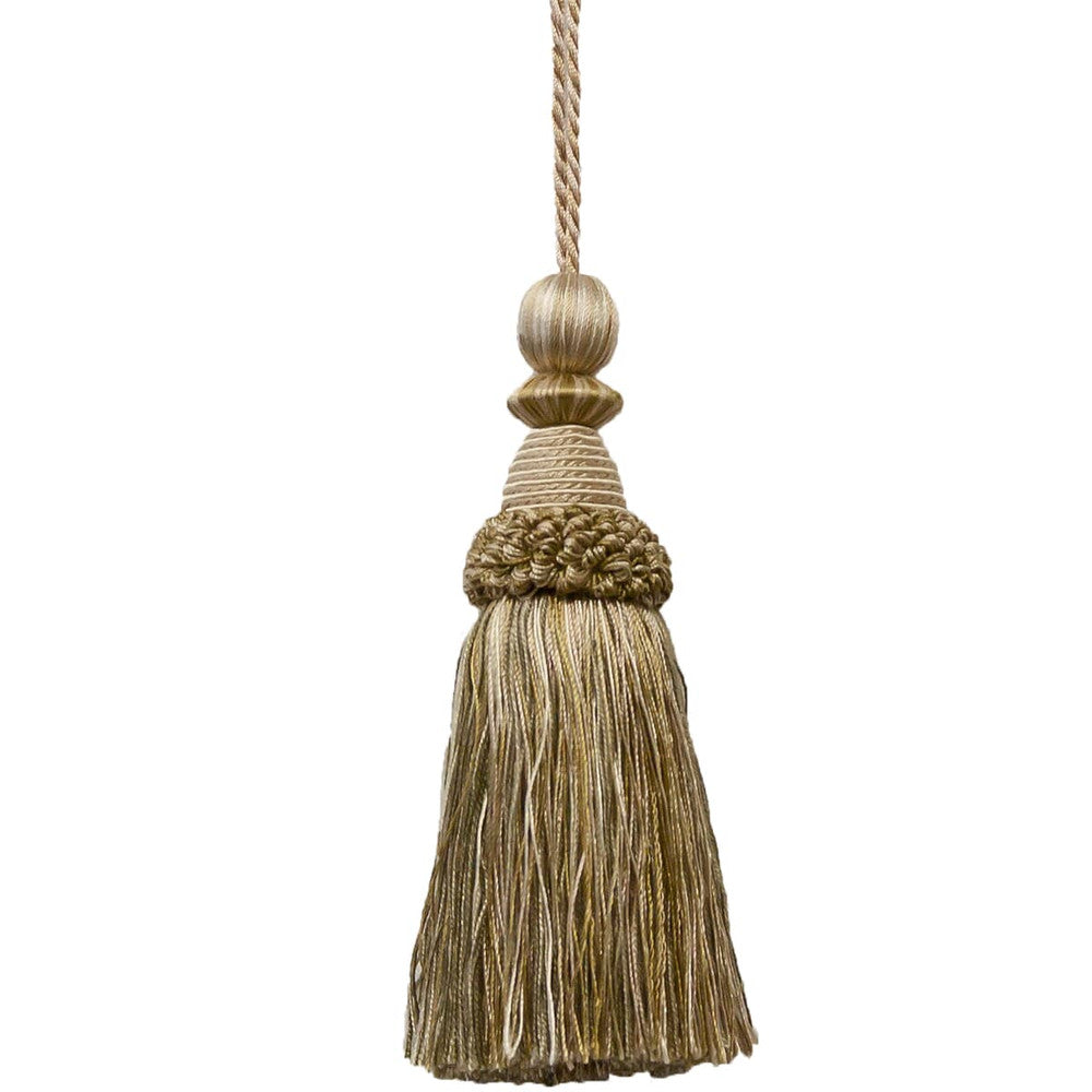 Battersea 25 Jute by Stout Trim ART OF DESIGN TRIM-2 TASSEL FRINGE 100%SVI CHINA Horizontal: 0 and Vertical: 0 5.5 in - Fabric Carolina -