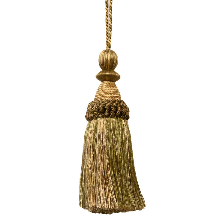 Battersea 32 Sagebrush by Stout Trim ART OF DESIGN TRIM-2 TASSEL FRINGE 100%SVI CHINA FLAME RETARDANT-U.F.A.C. CLASS 1 FLAME RETARDANT-N.F.P.A. 260A CLASS 1 CATB 117-2013 WYZENBEEK 36 000 DOUBLE RUB WEAR TEST (HEAVY DUTY) Horizontal: 0.000 and Vertical: 0.000 5.5 in - Fabric Carolina -