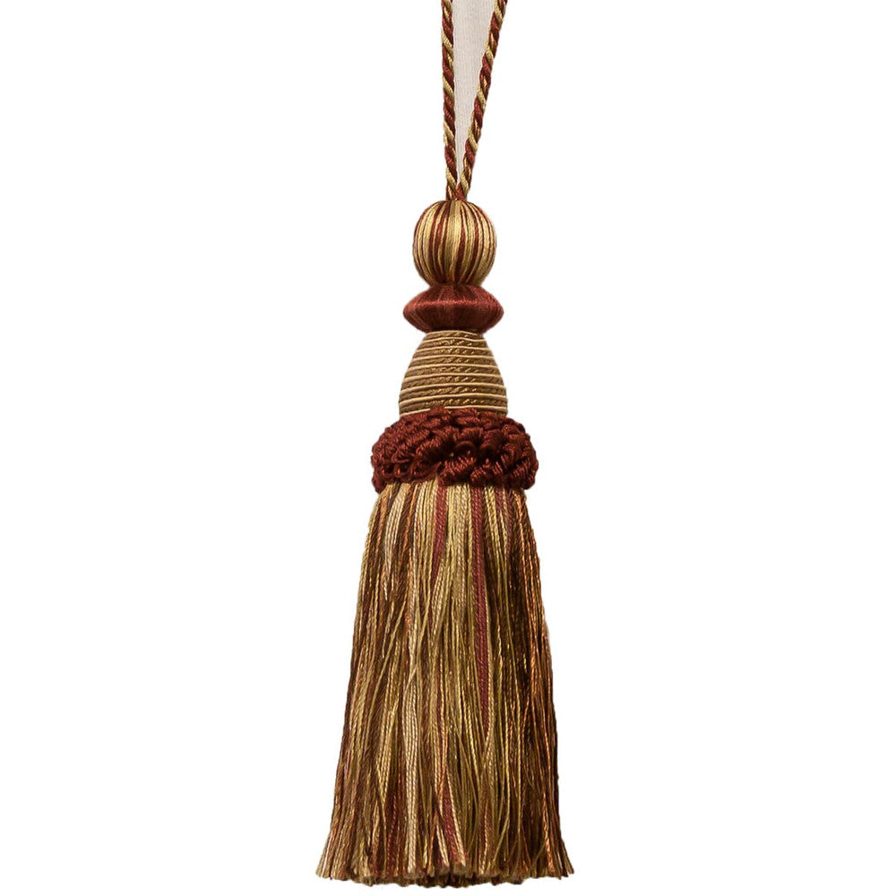Battersea 33 Rosewood by Stout Trim Stout Trim Battersea 33 RosewoodTrim ART OF DESIGN TRIM-2 TASSEL FRINGE 100%SVI CHINA </p><p>Repeat: H: 0.000, V: 0.000 5.5 in - Fabric Carolina -