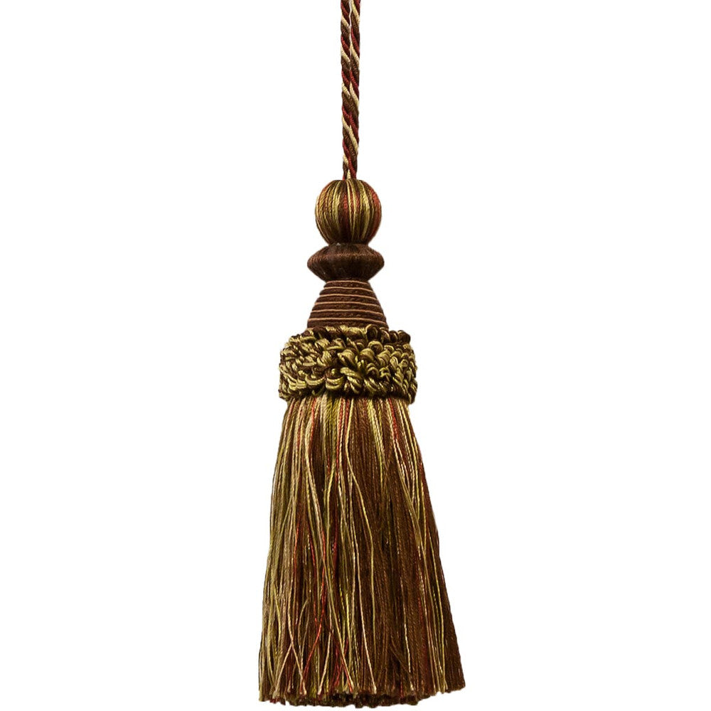 Battersea 38 Woodland by Stout Designer Trim ART OF DESIGN TRIM-2 TASSEL FRINGE 100%SVI CHINA </p><p>Repeat: 0 5.5 in - Swanky Fabrics -