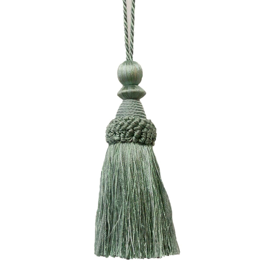 Battersea 8 Spa by Stout Trim Stout Trim Battersea 8 SpaTrim ART OF DESIGN TRIM-2 TASSEL FRINGE CHINA </p><p>Repeat: H: 0.000, V: 0.000 5.5 in - Fabric Carolina -