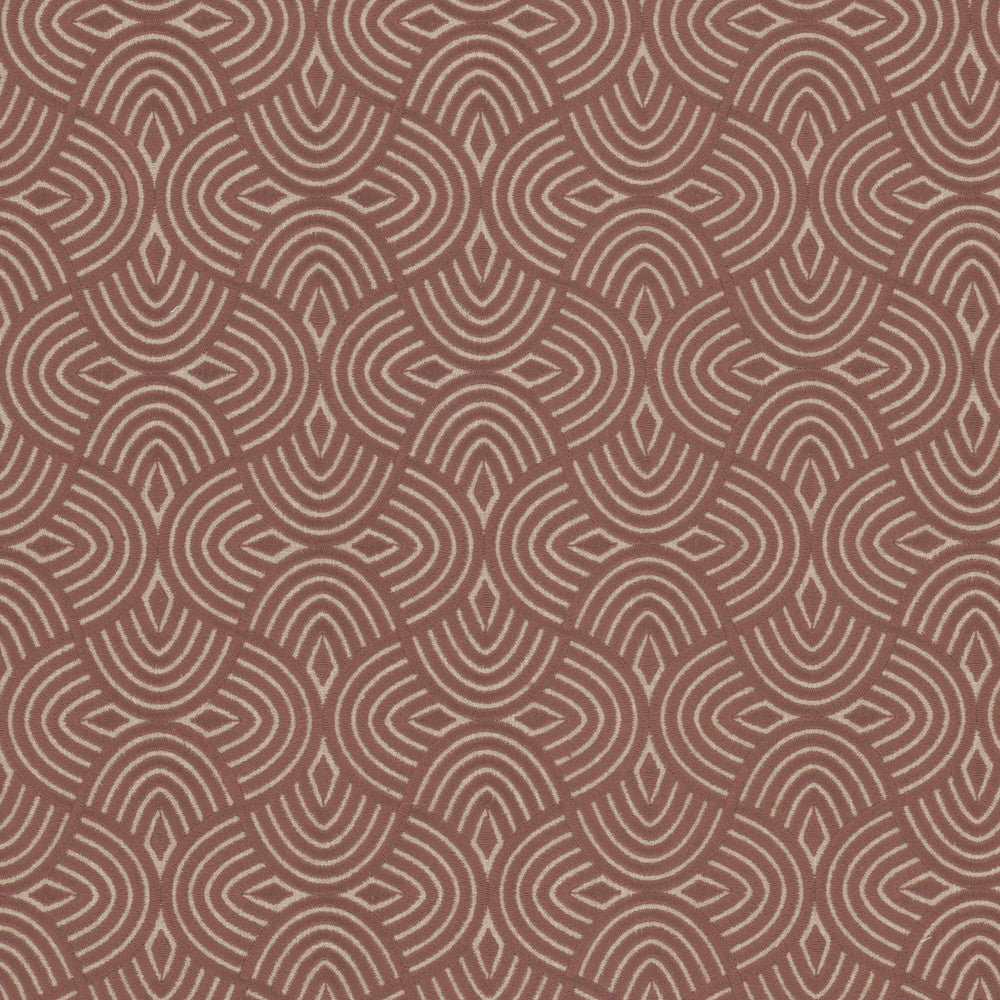 Bayshore 1 Clay by Stout Fabric Stout Fabric Bayshore 1 ClayFabric Rainbow Library Blossom/Sunset 52%Cot 48%Pol %Vemb India </p><p>Repeat: H: 6.5, V: 1.25 52 in - Fabric Carolina -