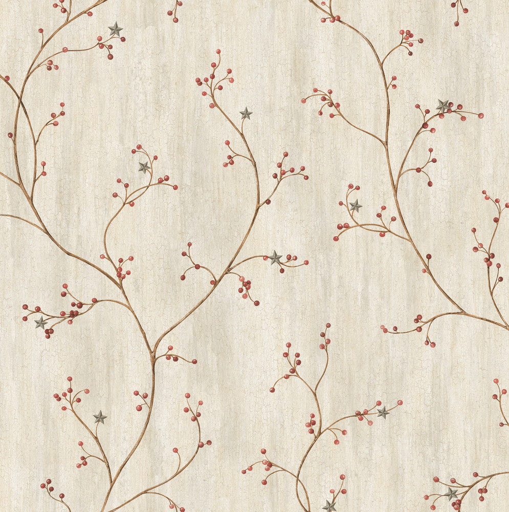 Gemma Blue Tin Star Trail Wallpaper by Chesapeake Borders By Chesapeake Covers about 56.4 square feet 20.5-in by 33-ft long roll Prepasted 20.5 - Fabric Carolina -