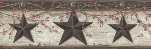 Graham Cream Rustic Star Trail Wallpaper by Chesapeake