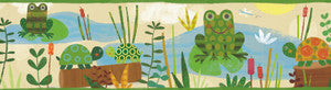 Kermis Cream Frog Marsh Toss Wallpaper by Chesapeake