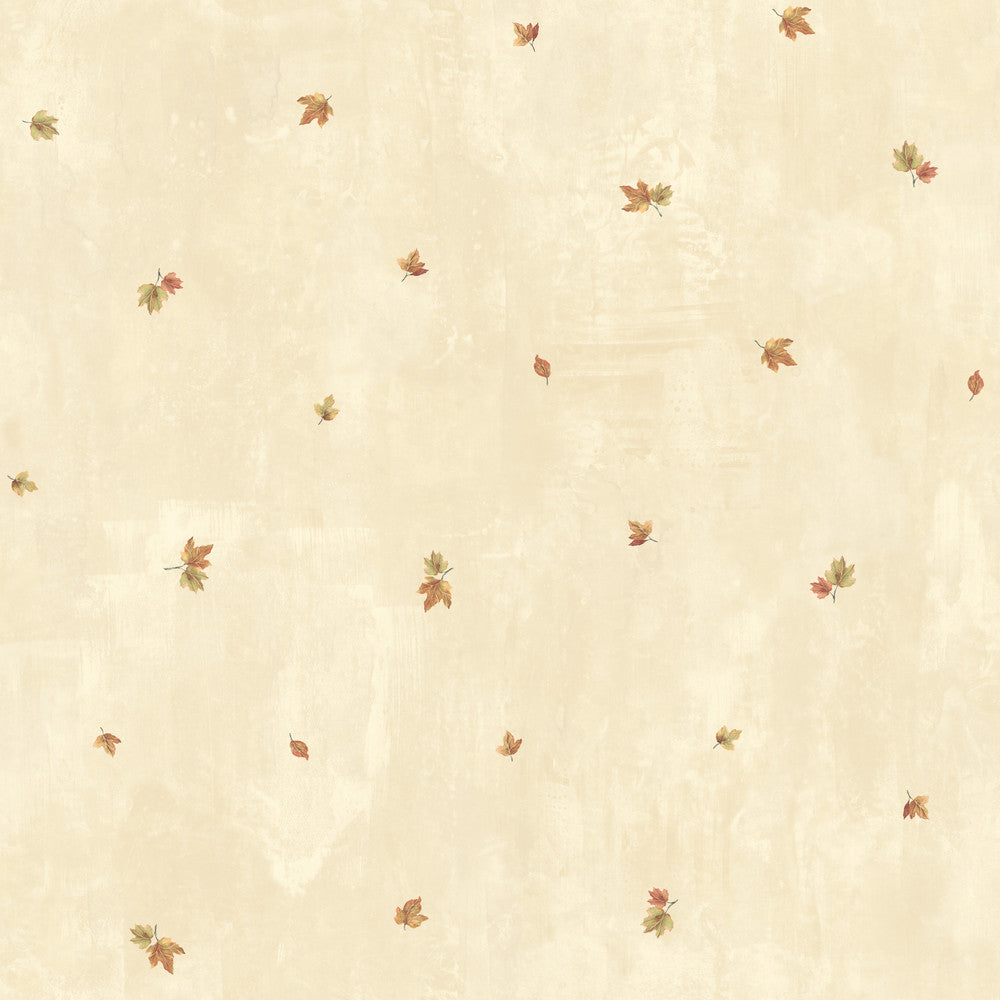 Welling Cream Maple Toss Wallpaper by Chesapeake Borders By Chesapeake Covers about 56.4 square feet 20.5-in by 33-ft long roll Prepasted 20.5 - Fabric Carolina -