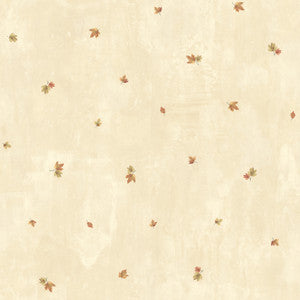 Welling Cream Maple Toss Wallpaper by Chesapeake