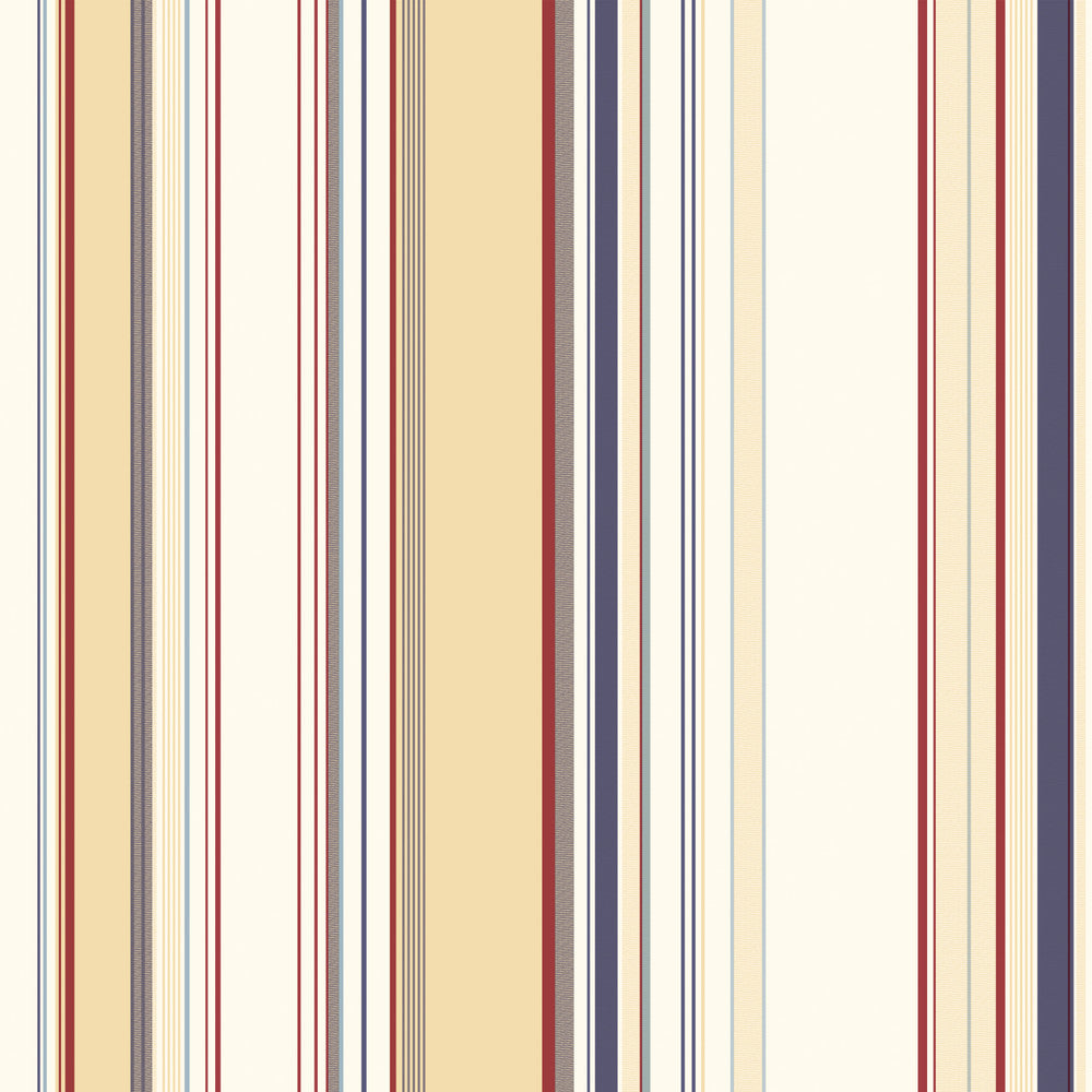 Charles Cream Lookout Stripe Wallpaper by Chesapeake Borders By Chesapeake Covers about 56.4 square feet 20.5-in by 33-ft long roll Prepasted 0 - Fabric Carolina -