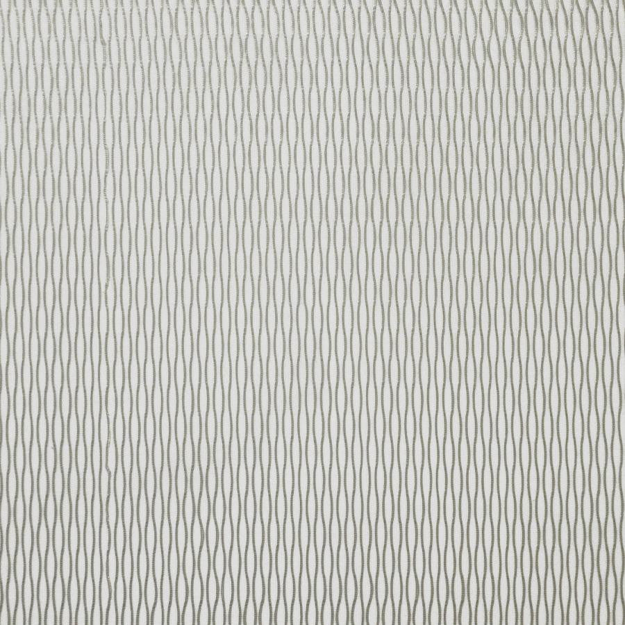 Biba # 106 Aluminum by Maxwell Fabric Sheer Style 100% POLYESTER TURKEY V-1.25"H-0.4" 118" - Fabric Carolina -