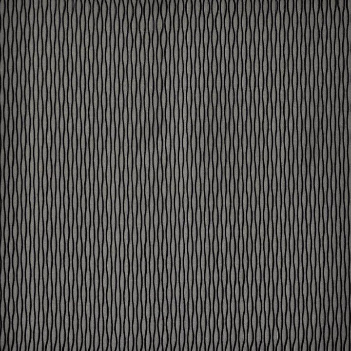 Biba # 114 Noir by Maxwell Fabric Sheer Style 100% POLYESTER TURKEY V-1.25"H-0.4" 118" - Fabric Carolina -