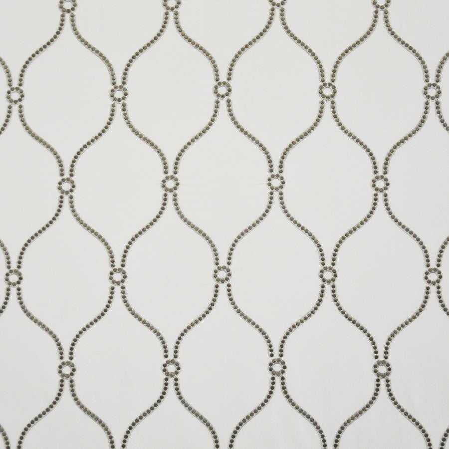 Brackets # 822 Iron by Maxwell Fabric COLOR THEORY-VOL.IV MOONSTONE 85% RAYON/15% POLYESTER NONE INDIA V-11.5"H-6.5" 54"EMB.51" - Fabric Carolina -