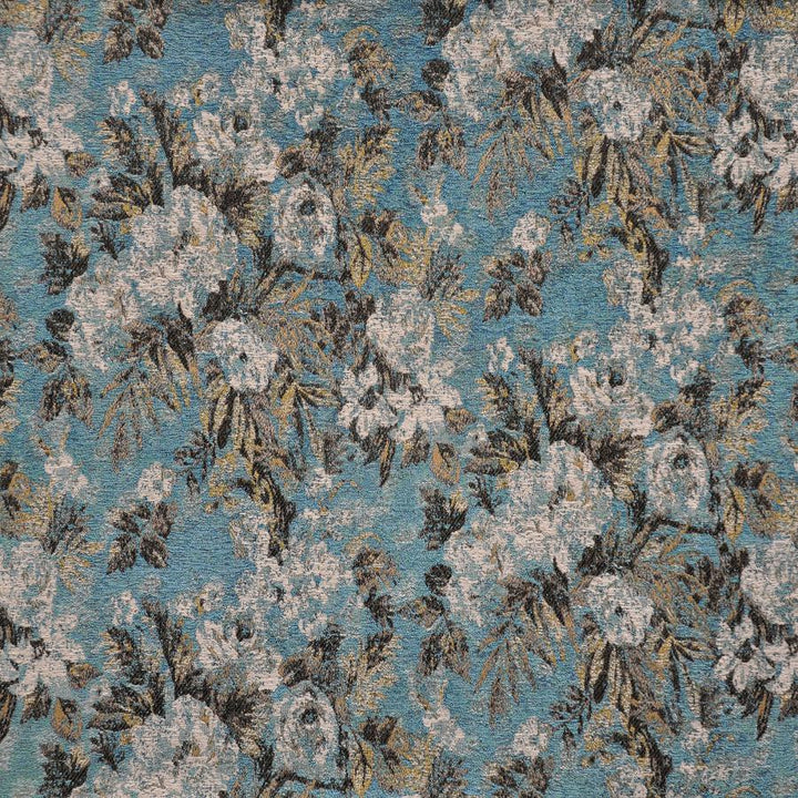 Bayeux # 938 Aqua by Maxwell Fabric PERFORMANCE WOVENS-VOL.IV NORTH SEA 60% VISCOSE/22% COTTON 10% LINEN/8% POLYESTER TURKEY V-18"H-26.5" 54" - Fabric Carolina -