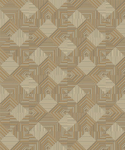 Grey & Putty Navajo Wallpaper by Antonina Vella