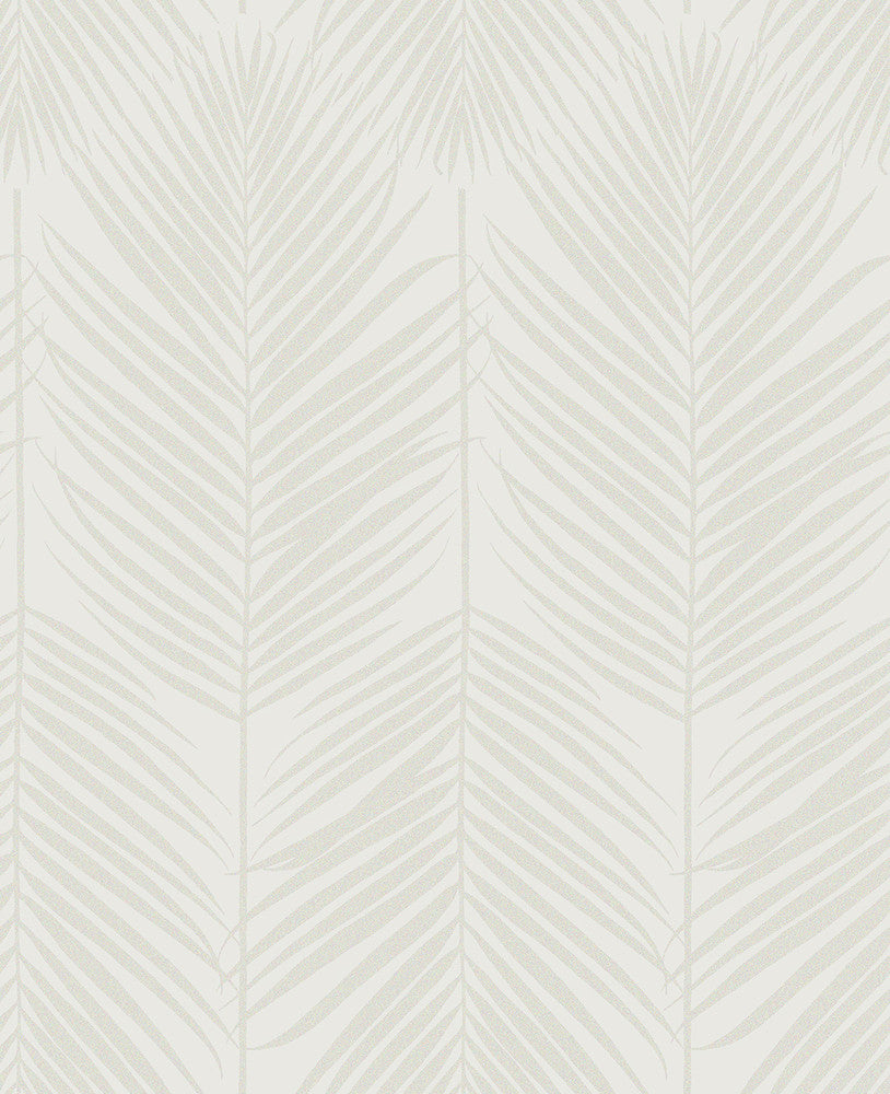 Persei Palm Chardonnay by Seabrook Wallpaper Etten Beaded Netherlands 57.5 25.2" 20.9" - Fabric Carolina -