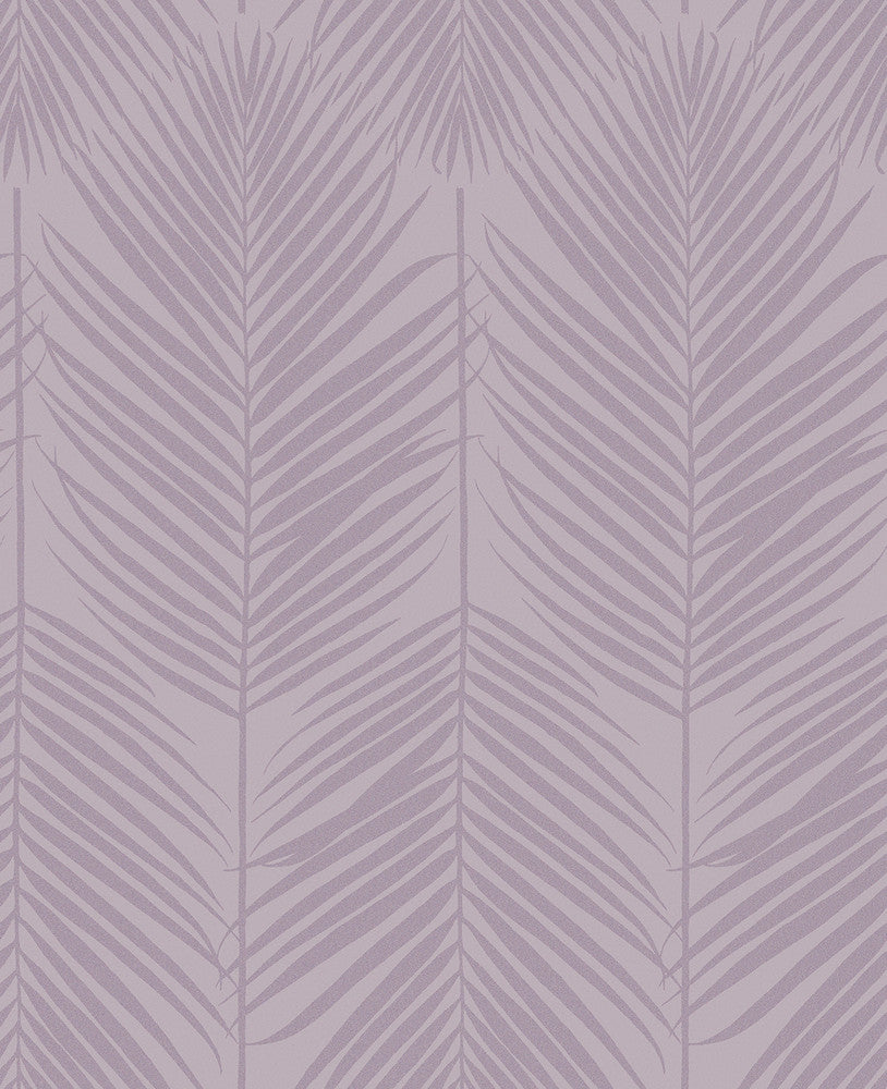 Persei Palm Lilac by Seabrook Wallpaper Etten Beaded Netherlands 57.5 25.2" 20.9" - Fabric Carolina -