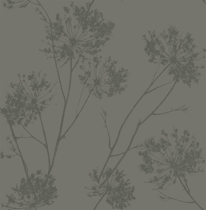Wild Grass Zinc by Seabrook Wallpaper Etten Beaded Netherlands 57.5 25.2" 20.9" - Fabric Carolina -