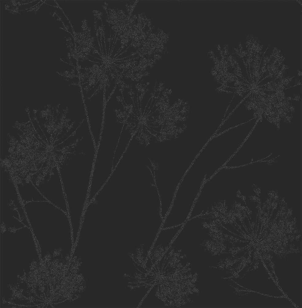 Wild Grass Midnight Galaxy by Seabrook Wallpaper Etten Beaded Netherlands 57.5 25.2" 20.9" - Fabric Carolina -