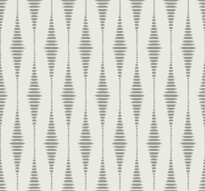 Diamond Stripe Celestial Blue & Pearl by Seabrook Wallpaper Etten Beaded Netherlands 57.5 6.3" 20.9" - Fabric Carolina -
