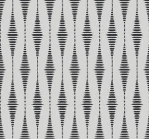 Diamond Stripe Nickel & Galaxy by Seabrook Wallpaper