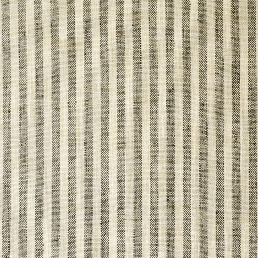 Behind Bars # 558 Beluga by Maxwell Fabric STRIPES & CHECKS 100% POLYESTER INDIA H-1" 54" - Fabric Carolina -