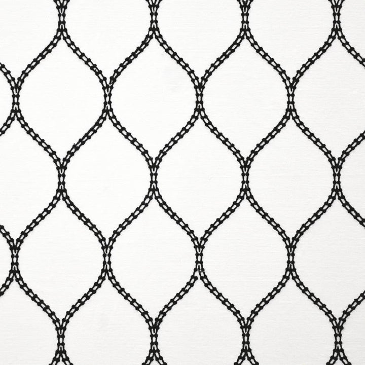 Balcony # 528 Jet by Maxwell Designer Fabric Color Theory-Vol.V Rocksalt 77% COTTON/23% POLYESTER INDIA V-7.25"H-4.3" 54"EMB.52" - Swanky Fabrics -