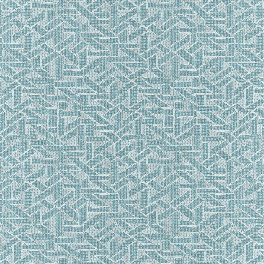 Barrio # 226 Lake by Maxwell Designer Fabric Colorguard-Mosaic 53% POLYPROPELENE/47% POLYESTER TURKEY V-19" H-13.7" 55" - Swanky Fabrics -