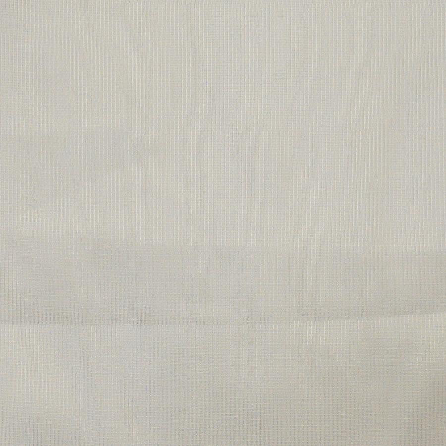 Benvolio # 643 Pearl by Maxwell Designer Fabric Sheer Textures 100% POLYESTER TURKEY 118" - Swanky Fabrics -