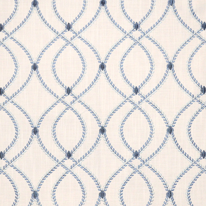 Beador Blue by Magnolia Fabric our website for purchase 72 Cotton 28 Polyester W Rayon Embroidery R INDIA 4,000 Horizontal: 6.50 and Vertical: 6.25 54" (52') - Fabric Carolina -