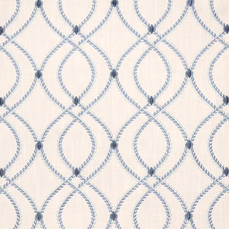 Beador Blue by Magnolia Fabric our website for purchase 72 Cotton 28 Polyester W Rayon Embroidery R INDIA 4,000 Horizontal: 6.50 and Vertical: 6.25 54" (52') - Fabric Carolina -