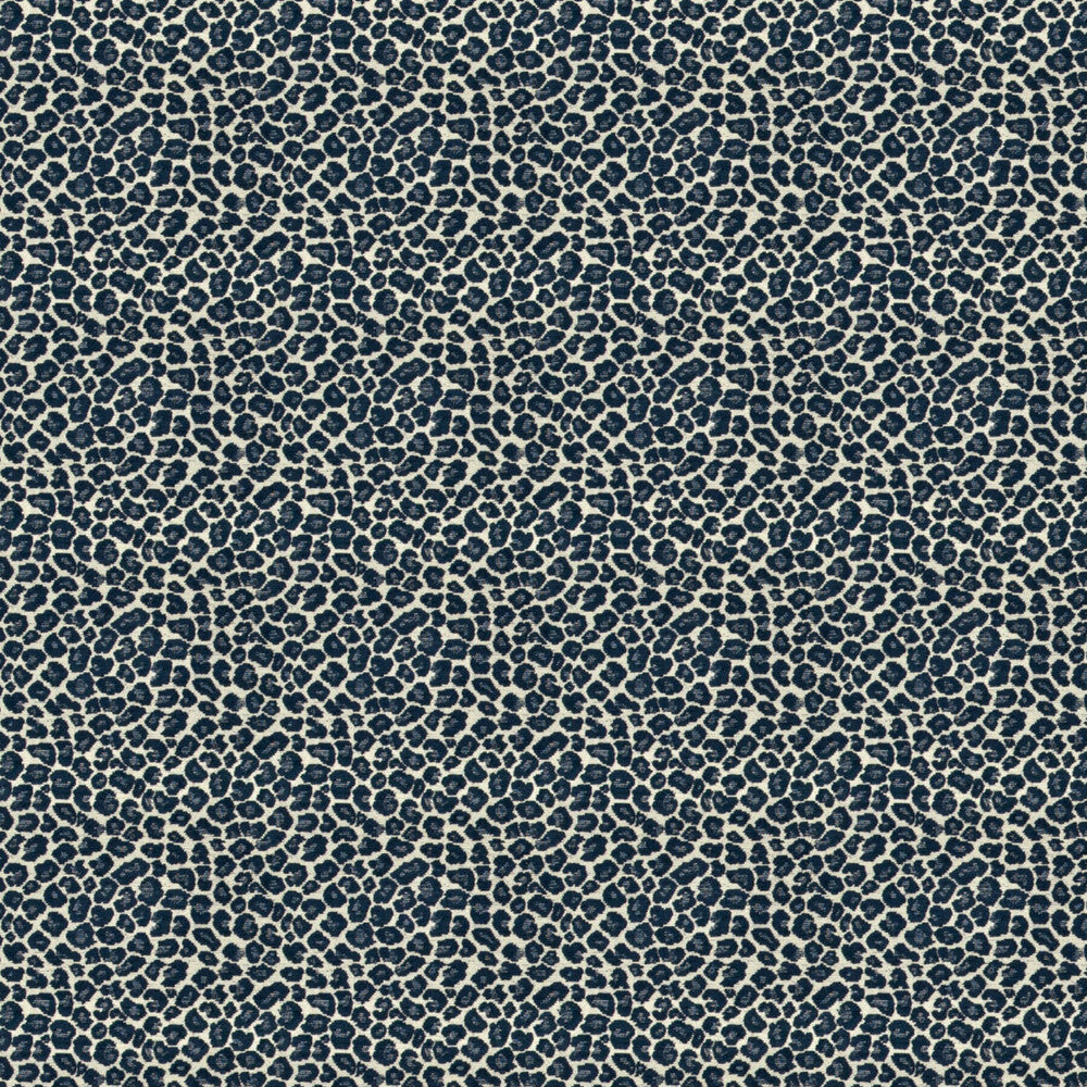 Beast 6 Navy by Stout Fabric COMFORTABLE LIVING BLUEBIRD/INDIGO 52%SVI 26%POL 22%COT CHINA Horizontal: 7.125 and Vertical: 6.375 54 in - Fabric Carolina -