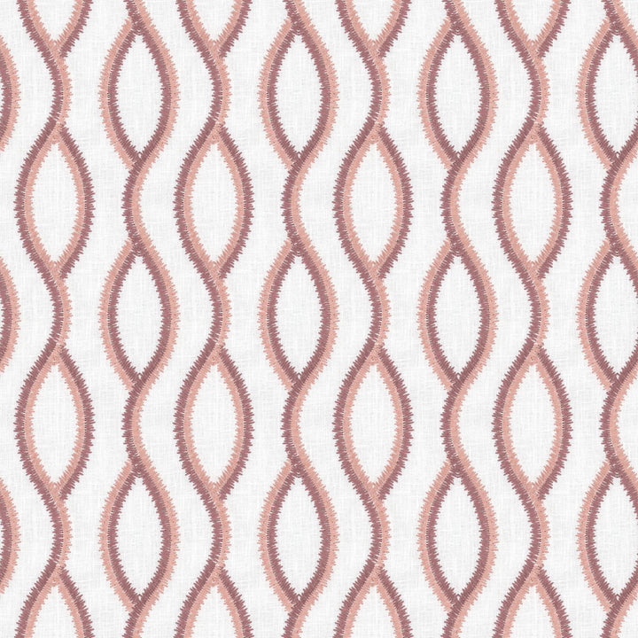 Because 1 Blush by Stout Fabric Stout Fabric Because 1 BlushFabric RAINBOW LIBRARY TEAROSE/SPICE 70%COT 25%POL 5%LIN %VEMB INDIA </p><p>Repeat: H: 4.375, V: 6.500 52 in - Fabric Carolina -