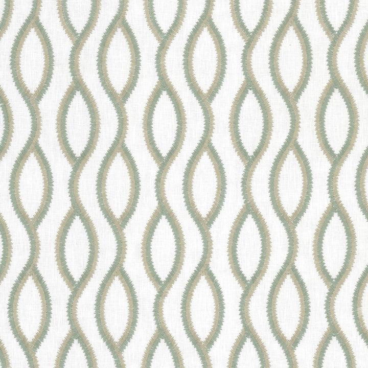 Because 3 Seamist by Stout Fabric Stout Fabric Because 3 SeamistFabric COLOR MY WINDOW SEACREST/AZURE 70%COT 25%POL 5%LIN %VEMB INDIA </p><p>Repeat: H: 4.375, V: 6.500 52 in - Fabric Carolina -