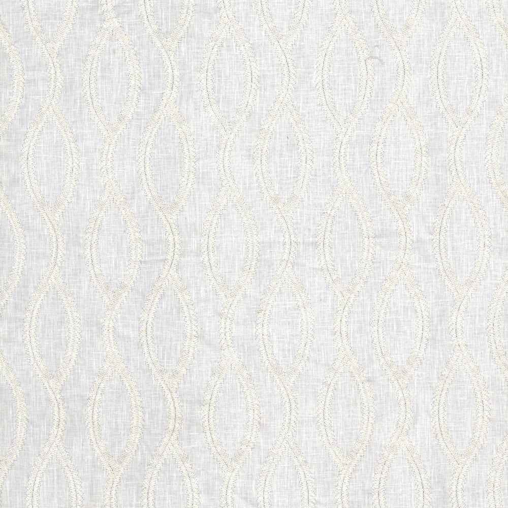Because 4 Snow by Stout Fabric Stout Fabric Because 4 SnowFabric COLOR MY WINDOW ALMOND/WHEAT 70%COT 25%POL 5%LIN %VEMB INDIA </p><p>Repeat: H: 4.375, V: 6.500 52 in - Fabric Carolina -