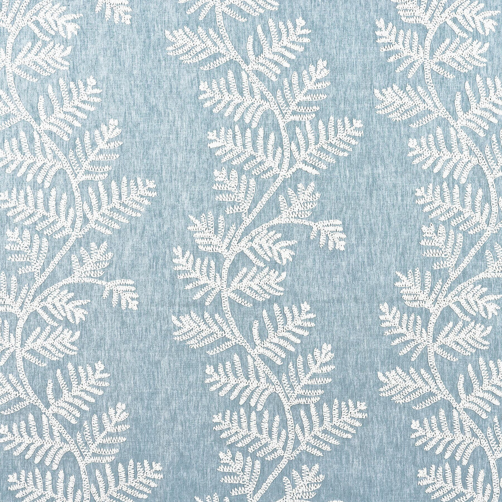 Beeville 2 Chambray by Marcus William Fabric Marcus William Home Treasures 13% Cotton 79% Polyester 8% Linen Linen Cotton Embroidery INDIA Horizontal: 27.125 and Vertical: 18.25 51.13 in - Fabric Carolina -