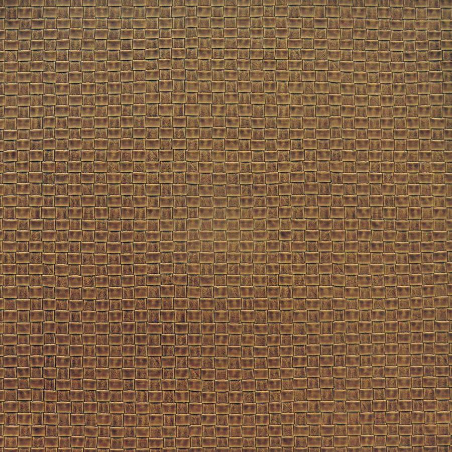 Basketry # 701 Sorrel by Maxwell Designer Fabric Easy Rider Viii FACE: 100% PVC KOREA V-0.75" H-0.75" 54" - Swanky Fabrics -