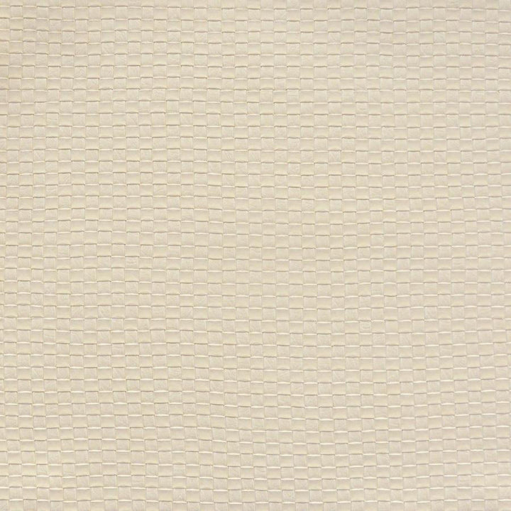 Basketry # 761 Buttercream by Maxwell Fabric Easy Rider Viii FACE: 100% PVC KOREA V-0.75" H-0.75" 54" - Fabric Carolina -